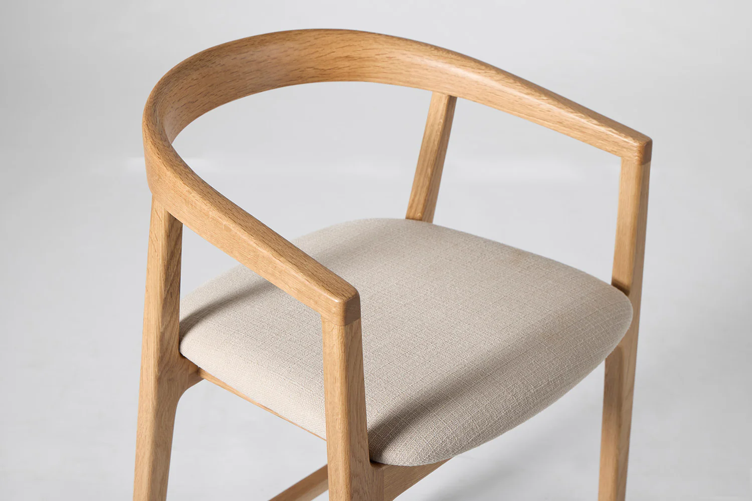 Bar Stool 01, Oak / Oatmeal - Image 8