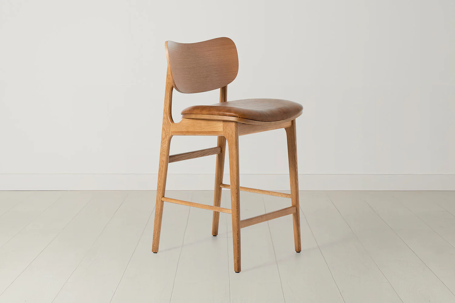 Bar Stool 02, White Oak / Maple - Image 3
