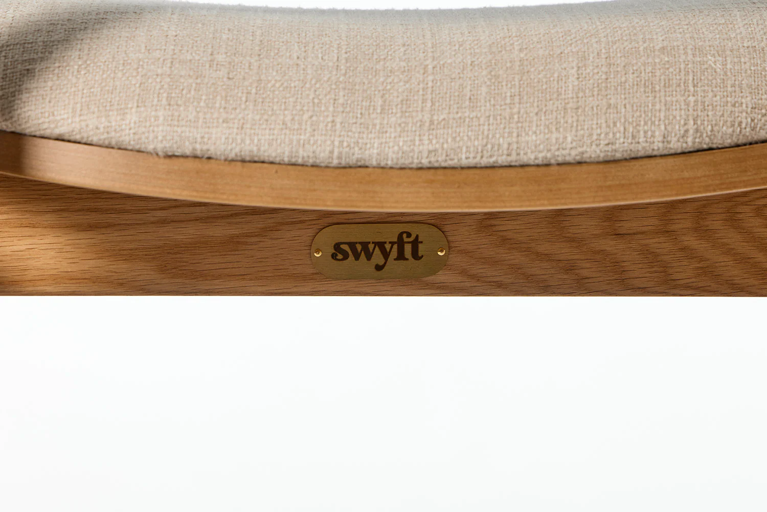 Bar Stool 02, White Oak / Oatmeal - Image 11