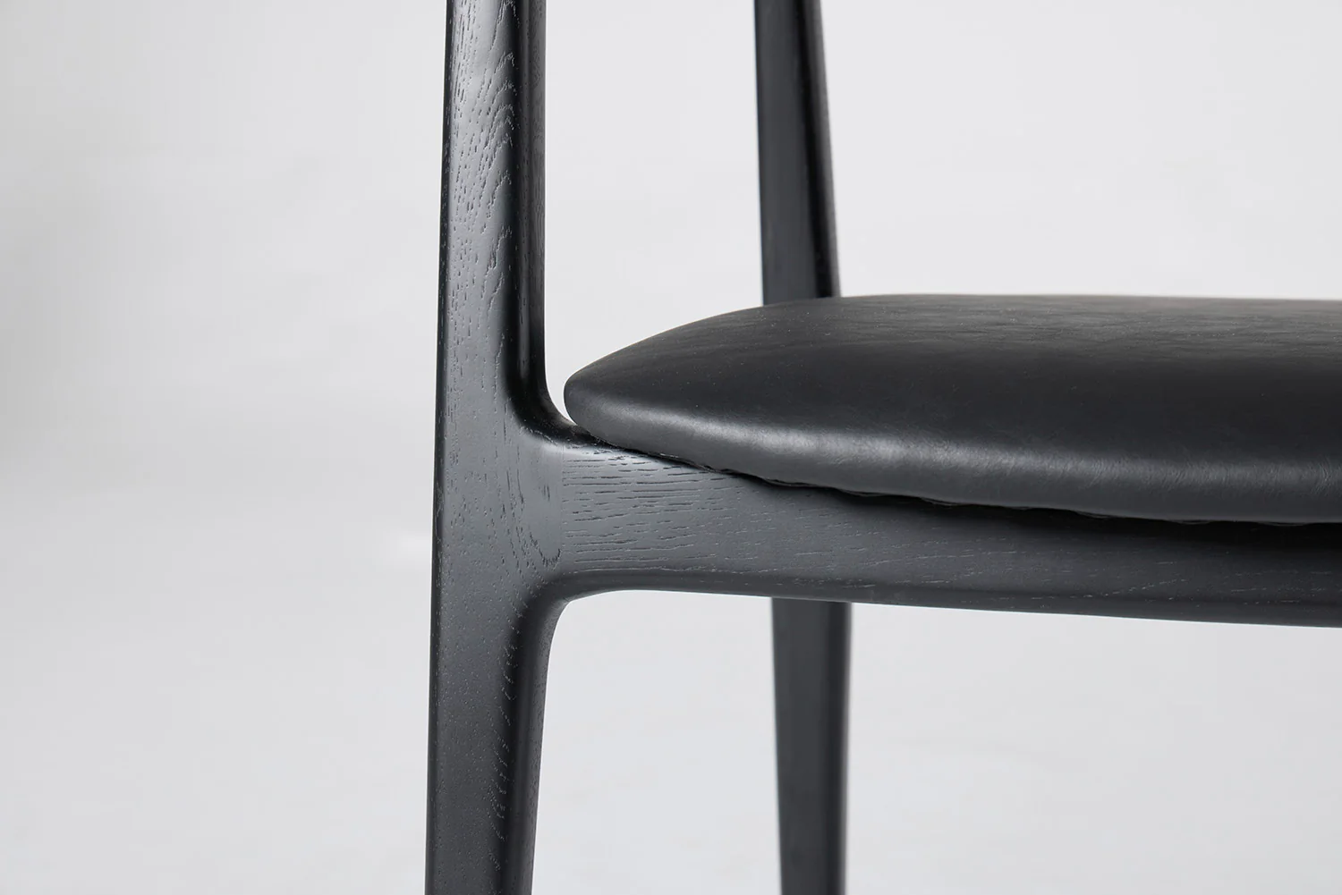 Dining Chair 01 (set of 2), Black / Black - Image 9