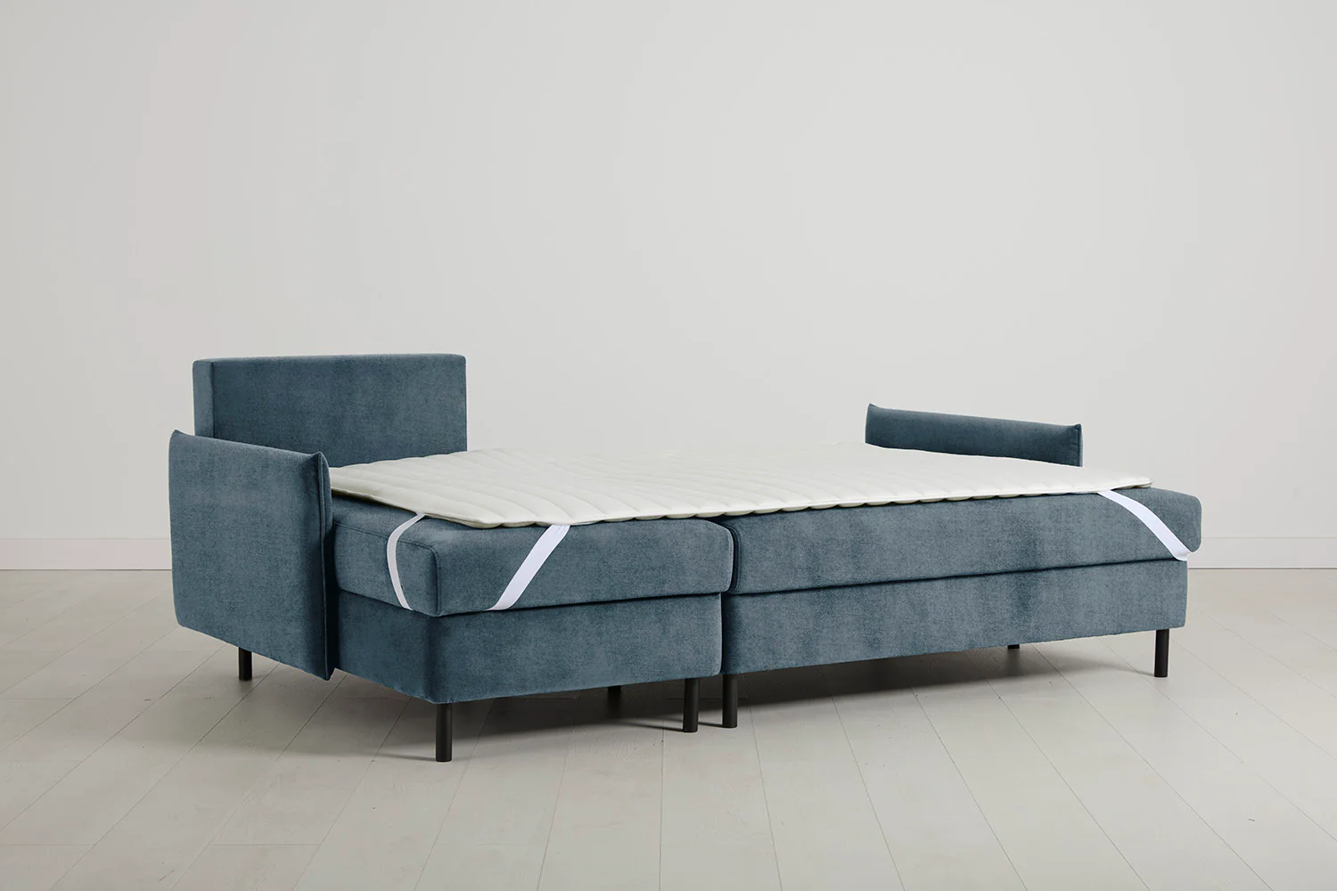 Model 12 Sofa Bed with Storage 3 Seater Left Chaise, Hydro - Image 10