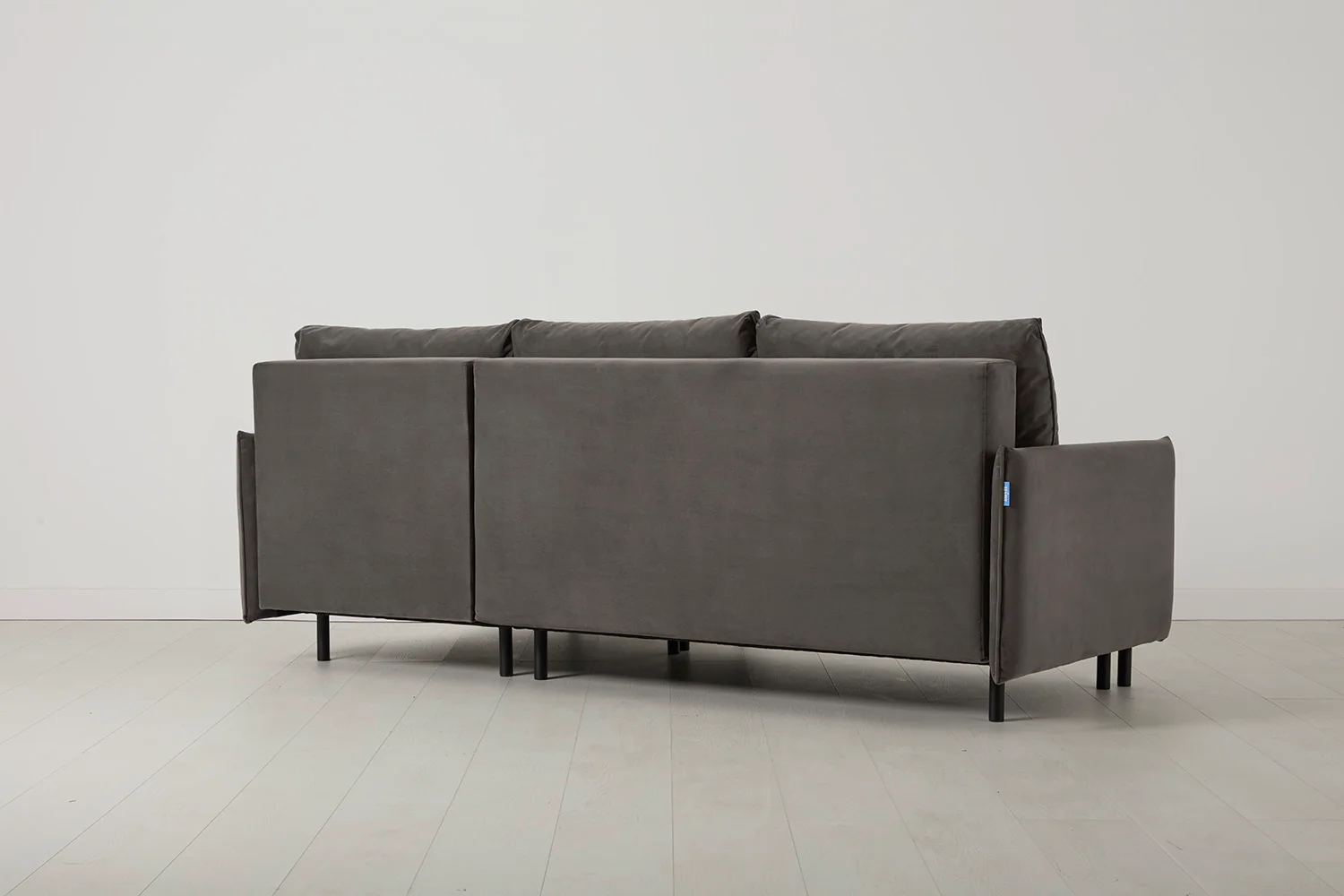 Model 12 Sofa Bed with Storage 3 Seater Right Chaise, Elephant - Image 6