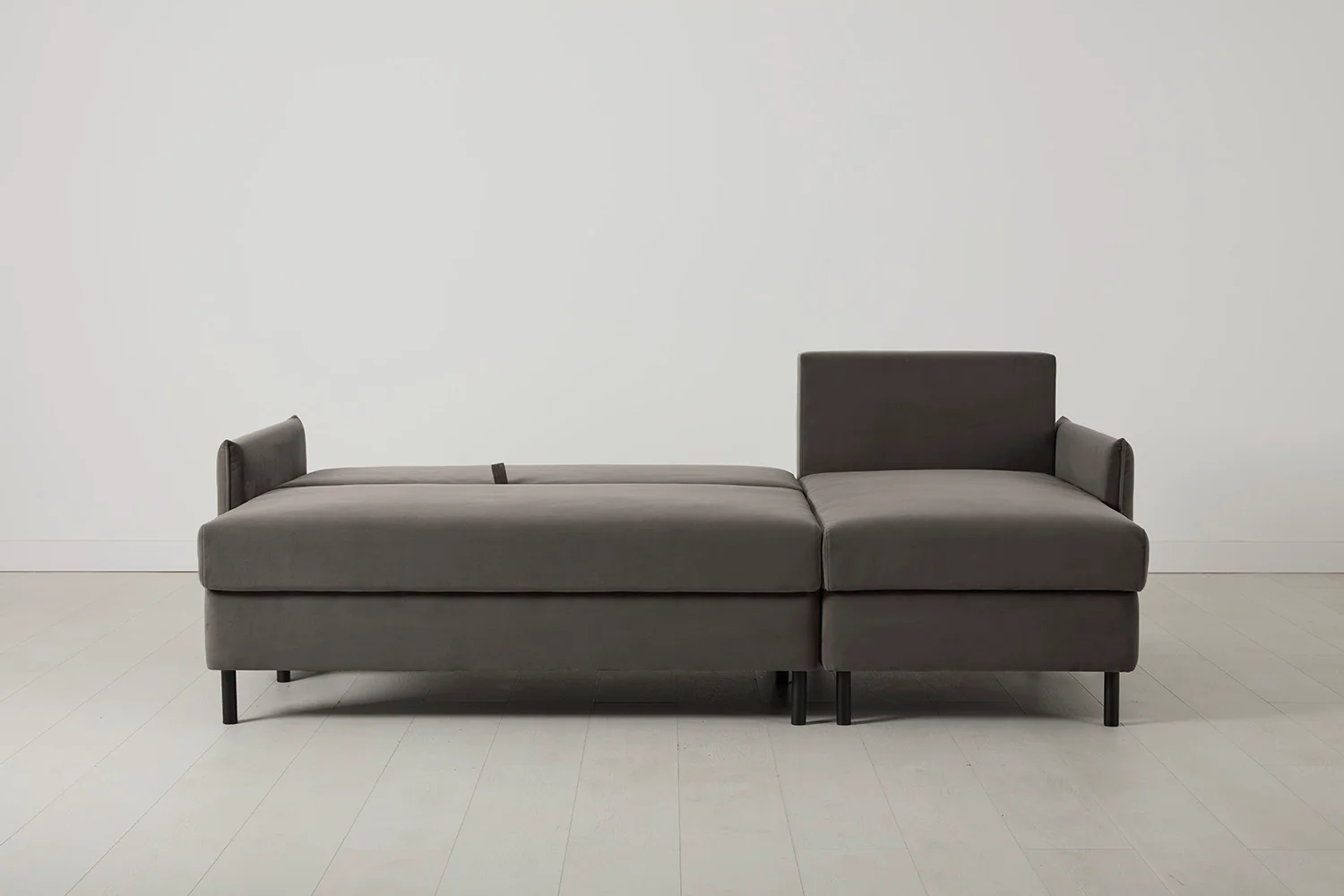 Model 12 Sofa Bed with Storage 3 Seater Right Chaise, Elephant - Image 8