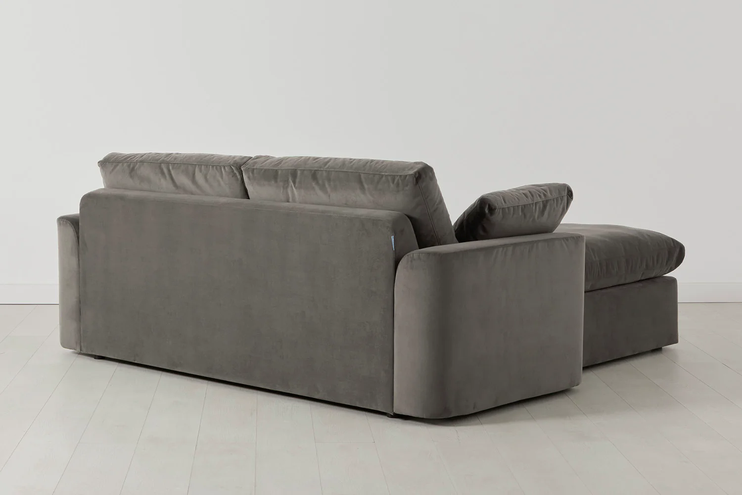 Model 13 2-Seater Right Chaise Sofa, Elephant - Image 3
