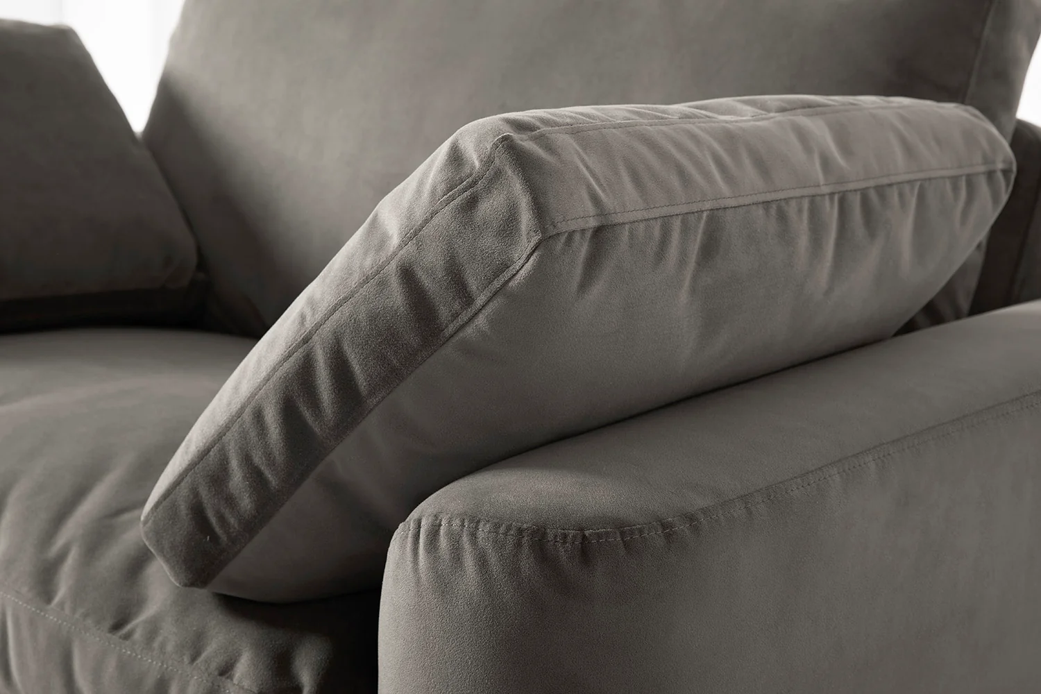 Model 13 Corner Sofa with Ottoman, Elephant - Image 5