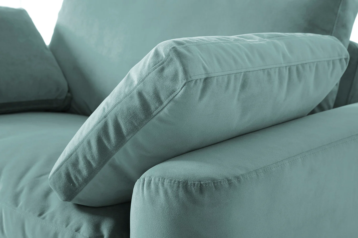 Model 13 Corner Sofa with Ottoman, Airforce - Image 5